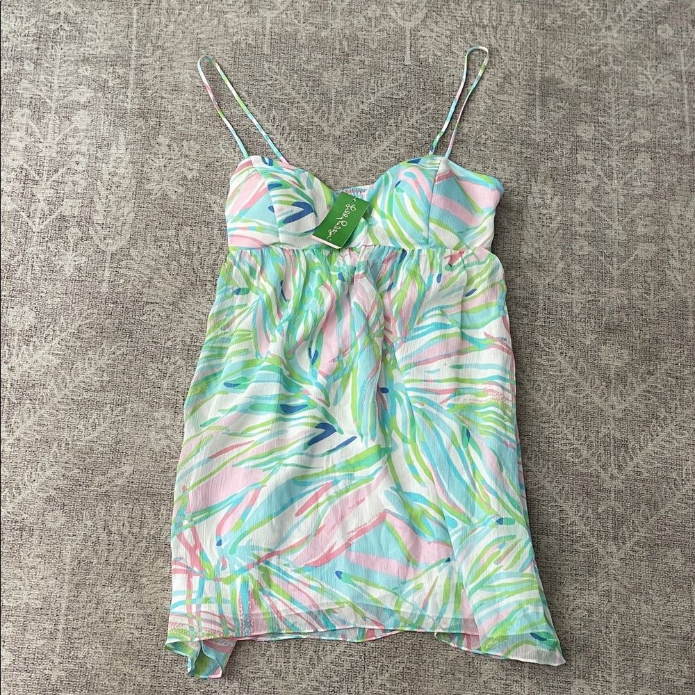 NWT Lilly Pulitzer Dorothy Skye Blue Salute Dress